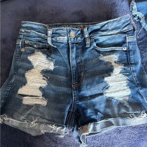 American Eagle Outfitters Distressed Denim Shorts
